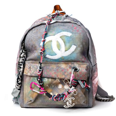 green chanel nackpack|chanel backpacks.